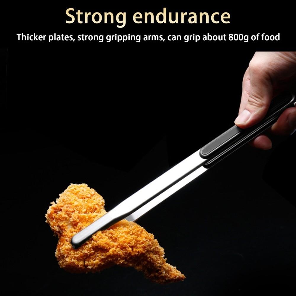 Serrated Tips Kitchen Tongs Raised Grip Grill Tongs Durable Serving Tongs Barbecue Grilling