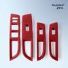 For Changan DEEPAL SL03 2022-2023 Dedicated Suede Window Lift Button Panel Decorative Frame Car Interior Modified Accessories