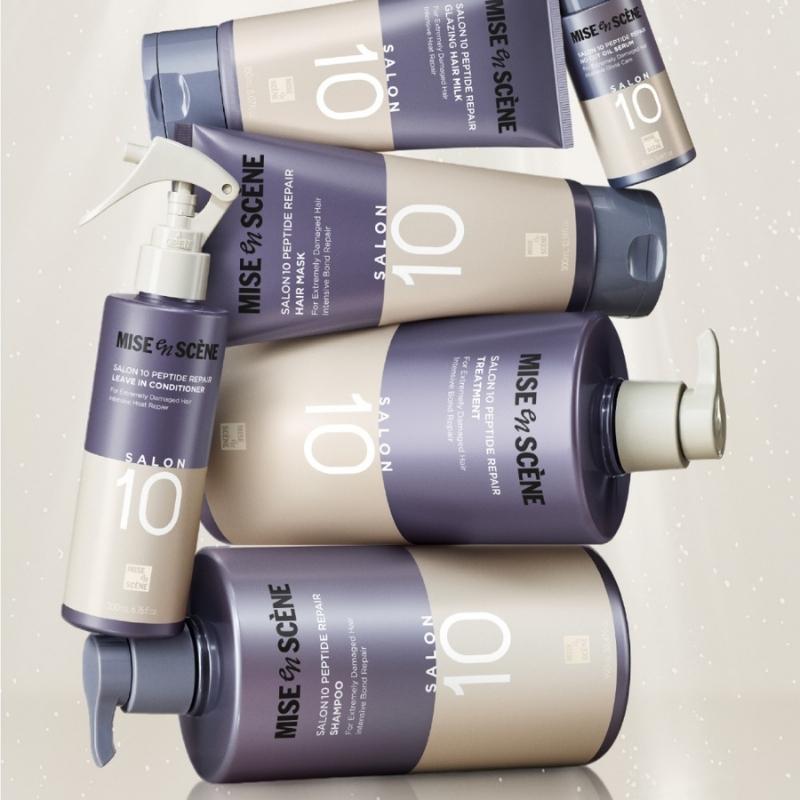 Mise En Scene Salon 10 Peptid Reparatur Shampoo & Kur (990ml / 33.46 fl. Unze)