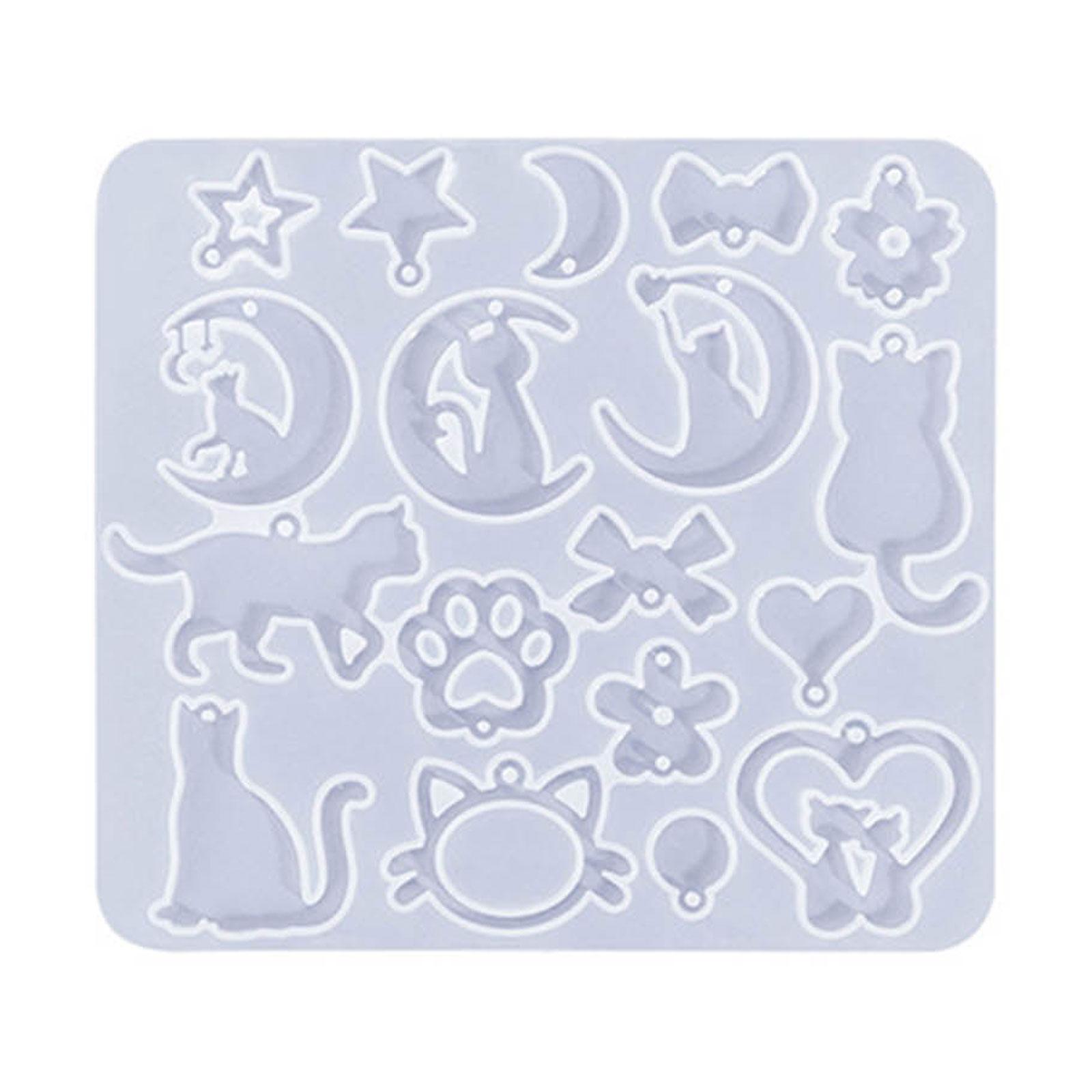 

Силиконовая форма для животных серии, форма для кристаллов, сережек, подвесок, брелок, форма для изготовления ювелирных изделий из эпоксидной смолы 3