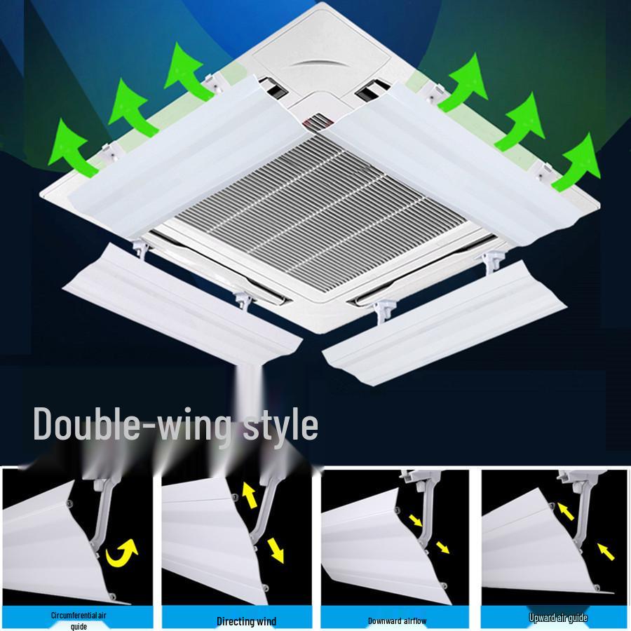 Ceiling Air Conditioner Wind Deflector: Anti-Direct Blow 3HP/5HP Ceiling Mount Air Guide