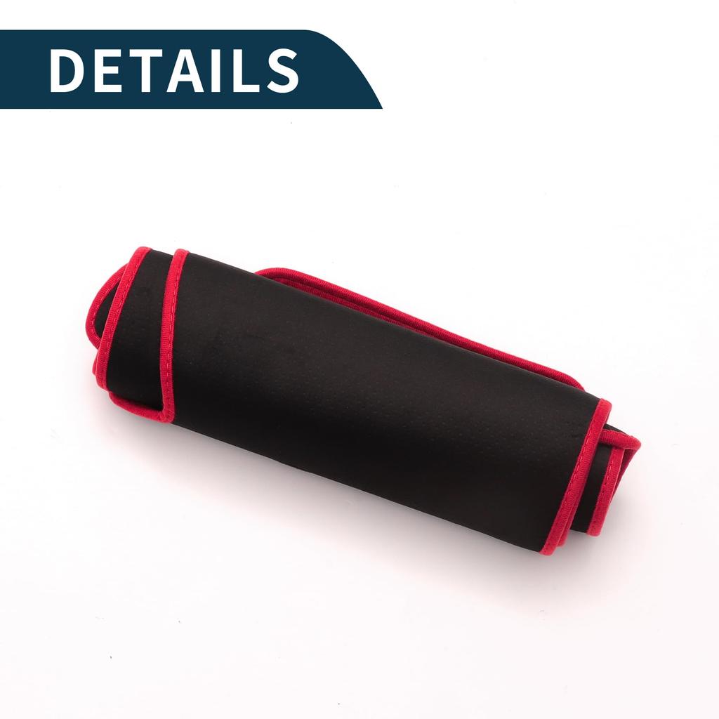 TUCKBOLD Dashboard Mat for Honda Car Dashboard Protective Interior Sun Flannel Black with Red Set N-ONE JG3/JG4, Cover, Mat, Accessories, Protection,