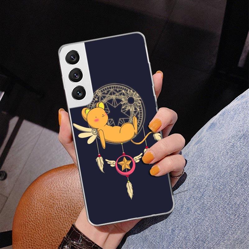 

Чехол для телефона Cardcaptor Sakura, милая волшебница, для Samsung Galaxy S24 S25 Edge S26 Ultra S23 S22 S21 Plus S20 FE + Персонализированный Samsung S21