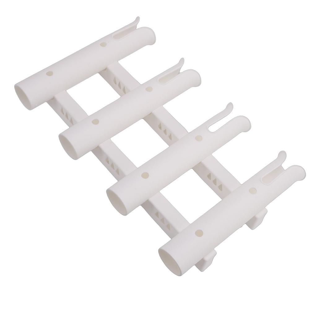 Bootswandmontierter Angelrutenhalter 4 Röhren Nylon Vertikales Angelrutenregal für Boote Yacht Kajak