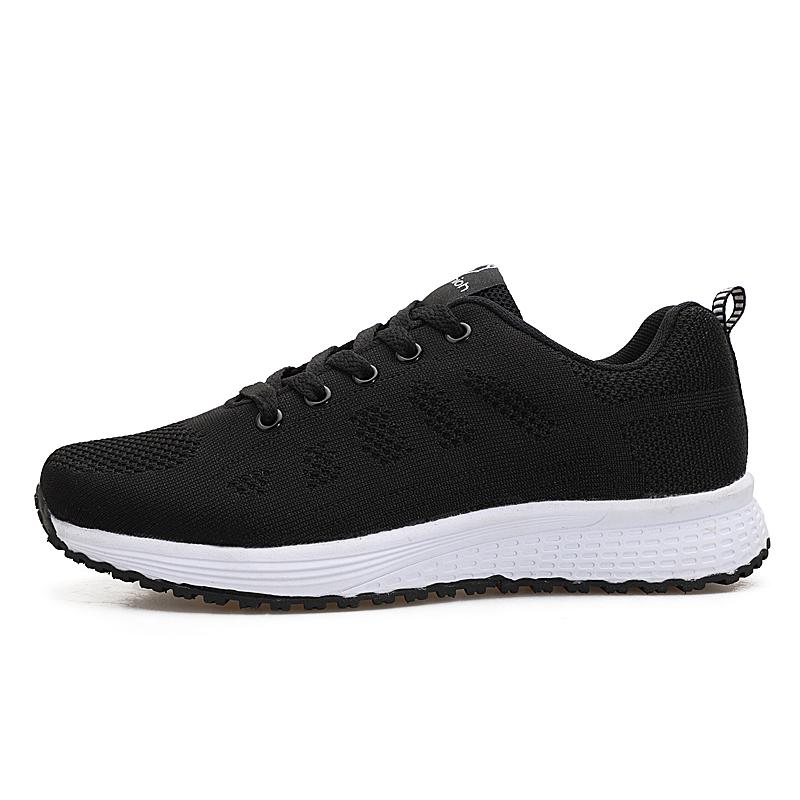 Womens Casual Running Shoes Breathable Knit Sneakers for Ladies Lightweight Sports Shoes Size 35-42