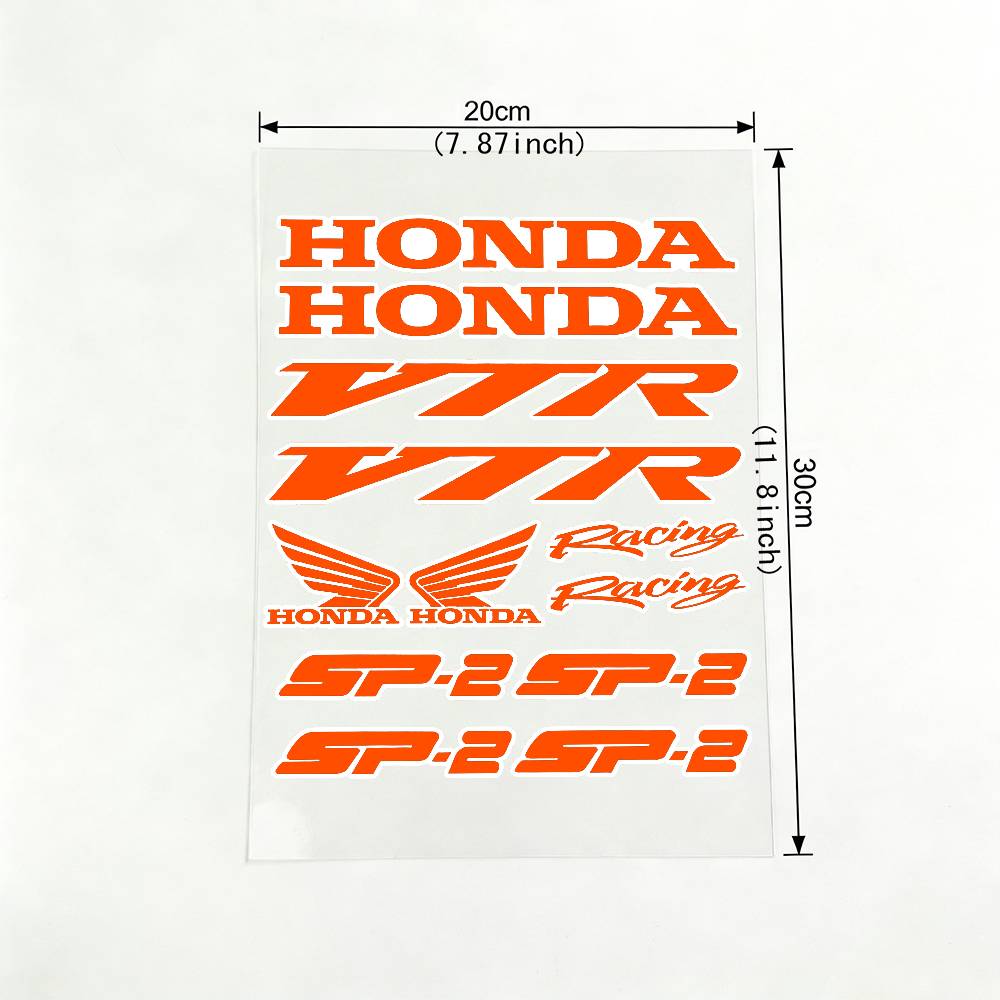 For HONDA VPR SP2 18 Colors Reflective Motorcycle Stickers Waterproof Vinyl Decals For Motorbike Helmet Fuel Tank Bike TP6