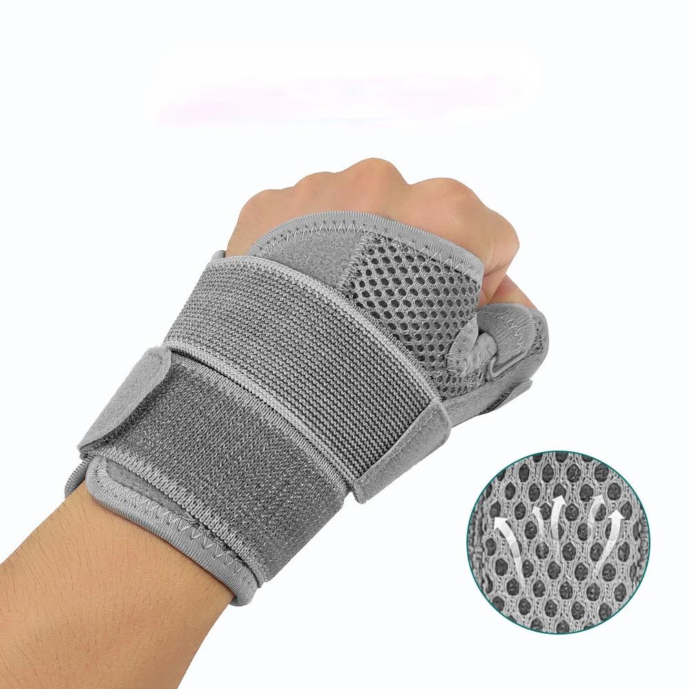 Flexible Splint Wrist Thumb Support Brace for Tendonitis Arthritis Breathable Thumb Protector Guard Fits Right and Left Hand