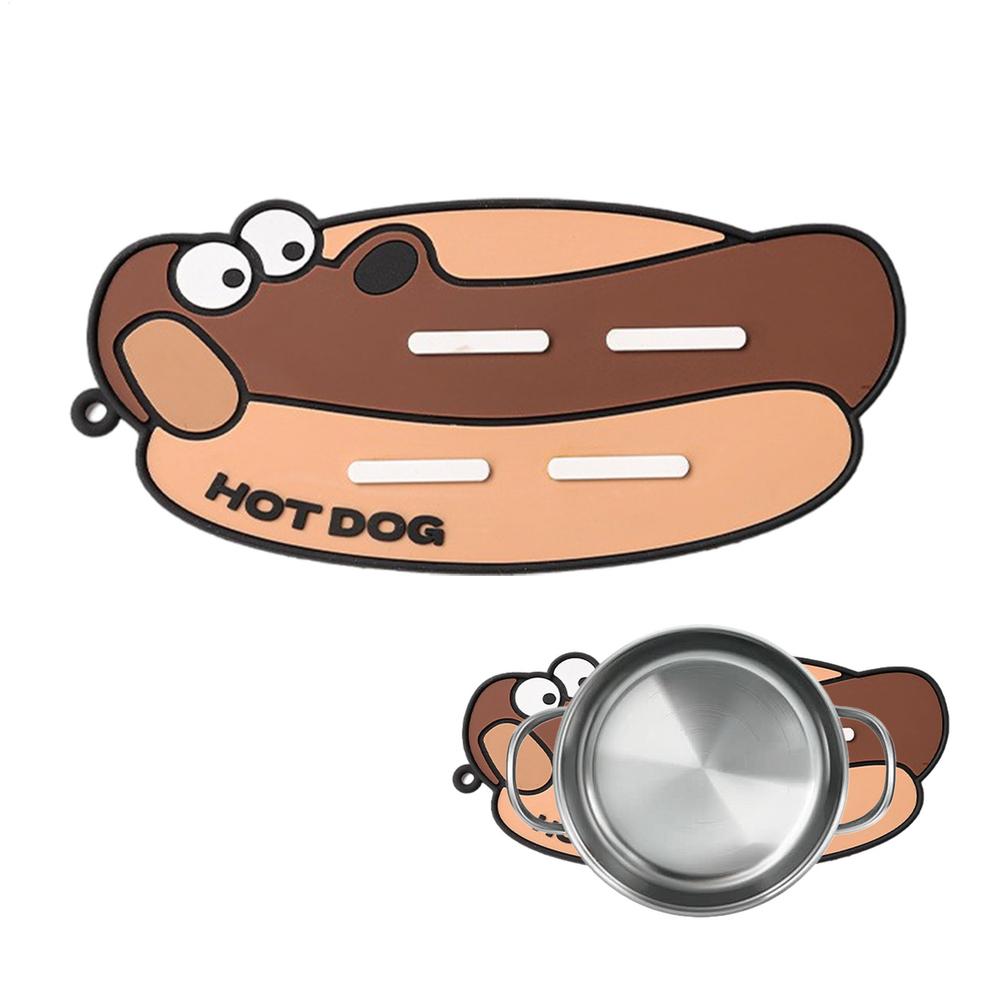 Bar Mats For Countertop Cartoon Cute Silicone Non-slip Drying Pad Hot Food Bowl Mat For Home Restaurant Under Draining Counter