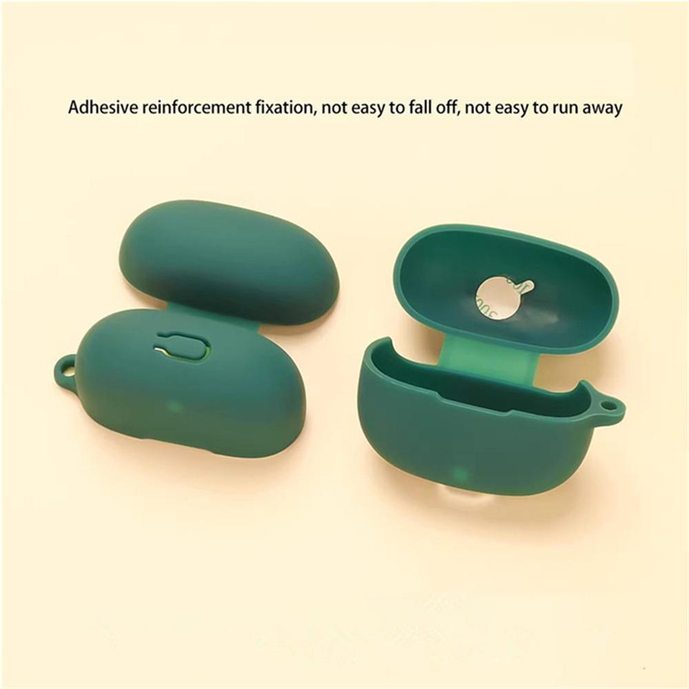 Dla Realme Buds T200 Lite Etui Silikonowe Bezprzewodowe Słuchawki Ochronne Etui z Klamrą Anti-Lost