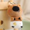 Cartoon Keychain Capybara Plush Dolls Pendant Childrens Toys Birthday Gifts