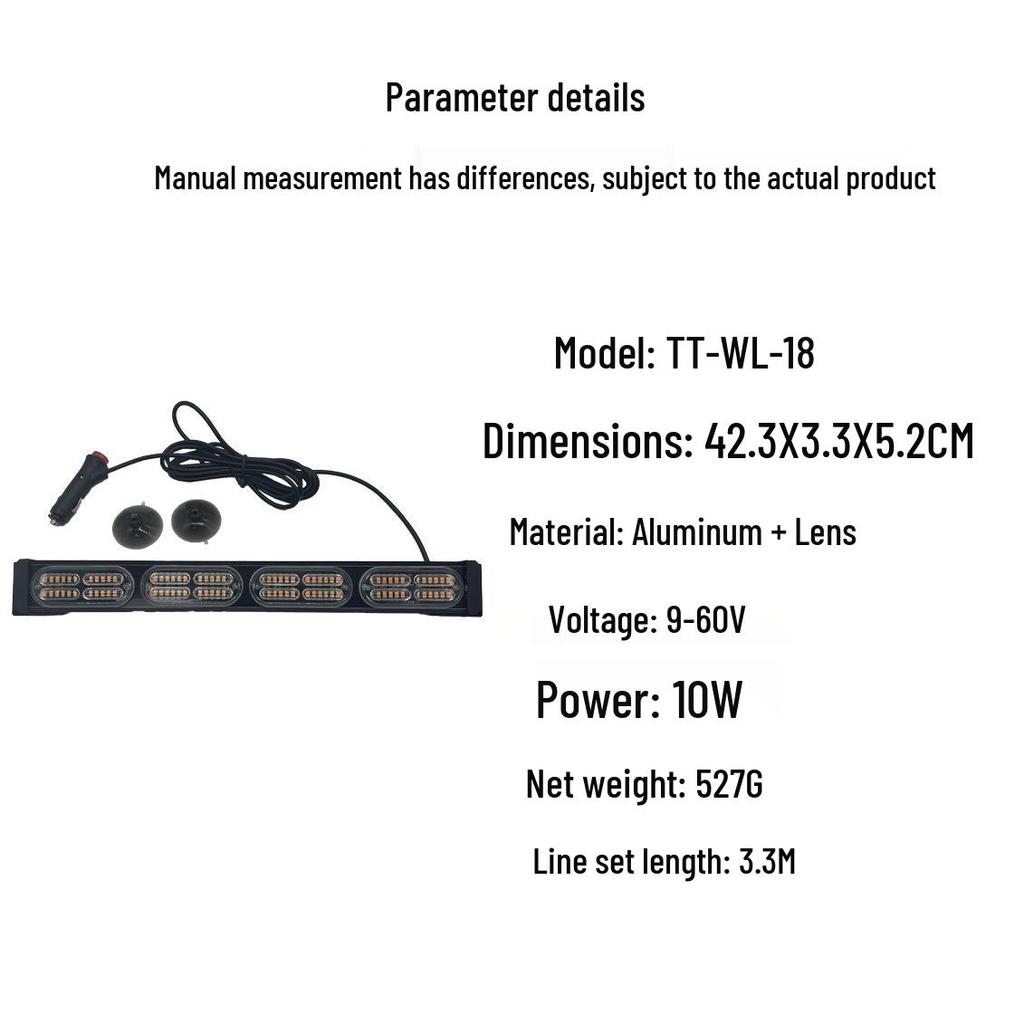 LED Warning Light Bar for Vehicles