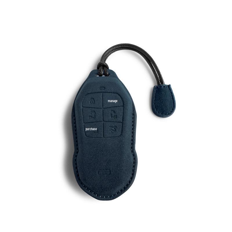 Xiaopeng Key Case: G6, G9, P7i & P5 Full Coverage Suede Shell