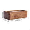 Hölzerne Schmuckschatulle zur Aufbewahrung von Halsketten und Ohrringen Reiseetui Armbänder Handwerk