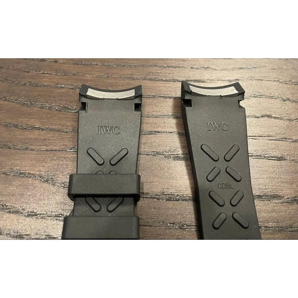 Used IWC Genuine Rubber Strap, Purchased from an Official Boutique (lug Width 22mm)