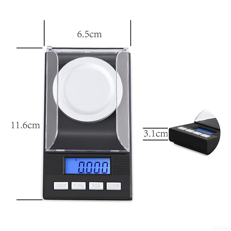 100g Mini Digital Scale 0.001g High Precision Scales Pocket Electronic Balance Professional Milligram Weighing For Jewelry Gold