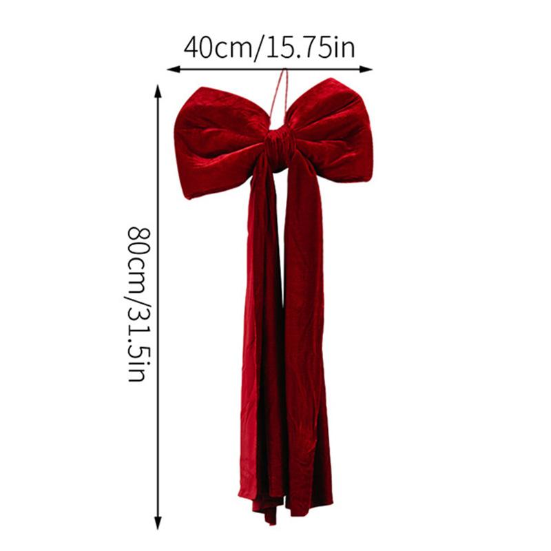 

Giant Bow Decor Christmas Tree Topper Decoration Big Bows for Room Wall Backdrop Ribbon Tie for Wedding Christmas Birthday Party