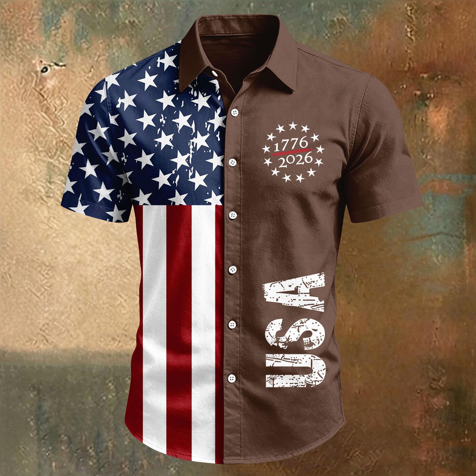 

Men s Casual Short Sleeve Polo Shirt with Printed Design Lightweight Breathable Fabric Suitable for Outdoor Sports and Everyday Wear S кофейный