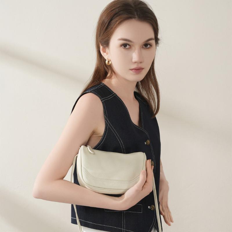 Leather women's simple first-layer cowhide bag, new high-end fashion mother bag, single shoulder crossbody mini small