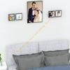 Clear Acrylic Wall Mounted Shelf with Floating Effect Minimalists Invisible Rack 55KF