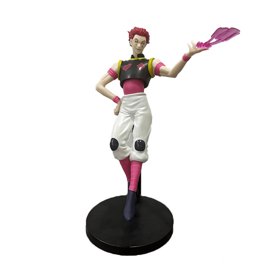 14-23cm Hunter x Hunter Chrollo Lucilfer Figura de Anime Trupe Fantasma Hisoka Figura de Ação Killua Zoldyck Kurapika Modelo Brinquedos