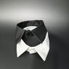 Elegant Blouse Choker Collar for Women with Soft Breathable Fabric Detachable False Lapel Collar Necklace Half Shirt
