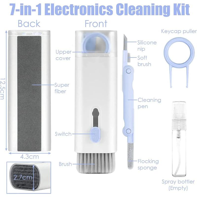 7 in 1 Electronic Cleaner Kit Laptop Keyboard Airpod Clean Multi-Function With Keycap Puller Bottle For Phone Earbuds
