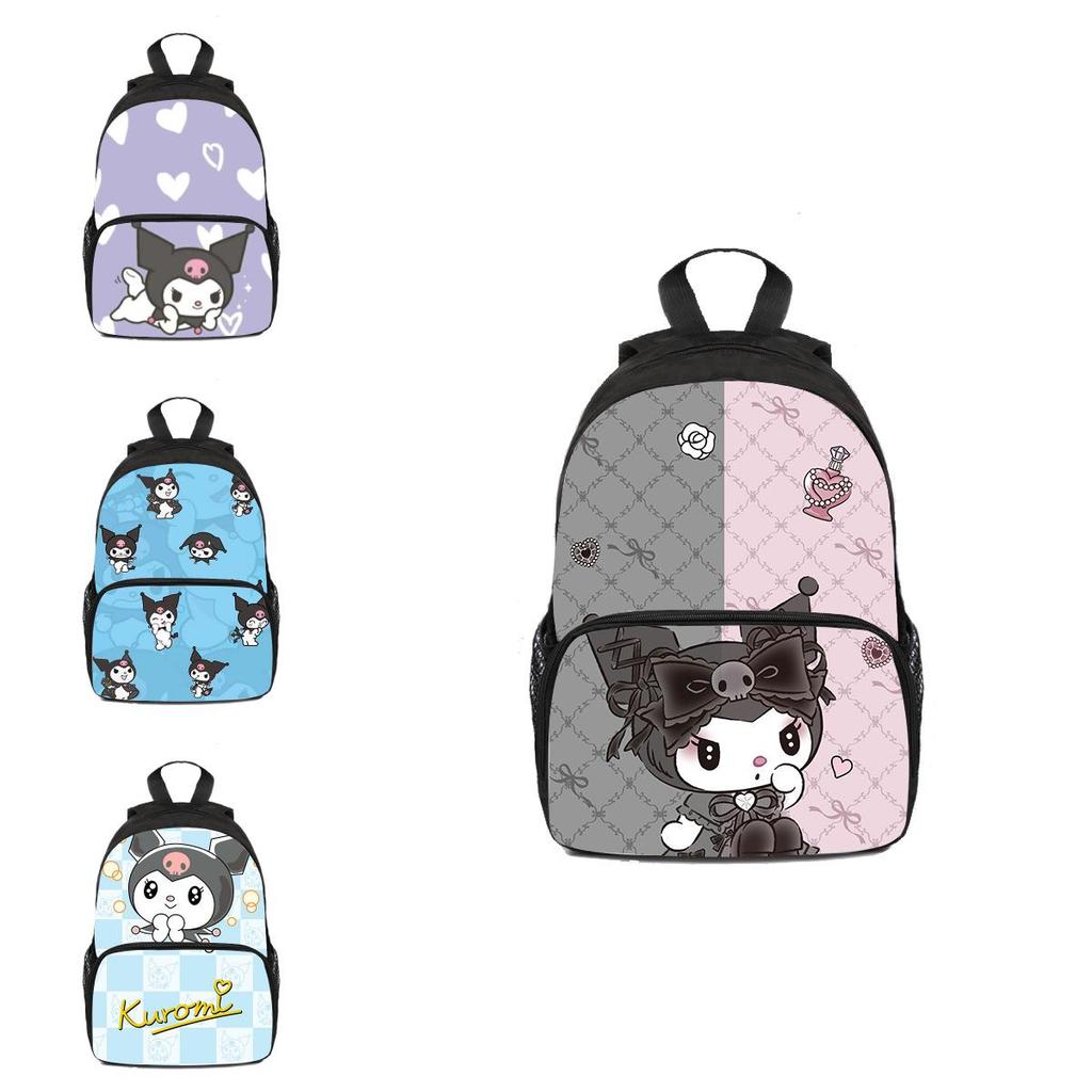 Kuromi Children's Backpack With Cute Cartoon Design And Oxford Fabric