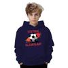 Autumn 3D Football Pattern Printed Hoodies Fashionable Casual Sports Long Sleeved Children's Boy Hooded Sweatshirts