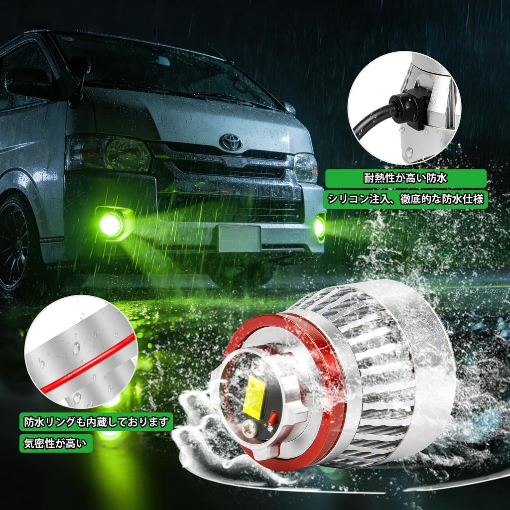 OPPLIGHT L1B Fog Lamp, Lime Yellow, Explosive Light, Brightness At