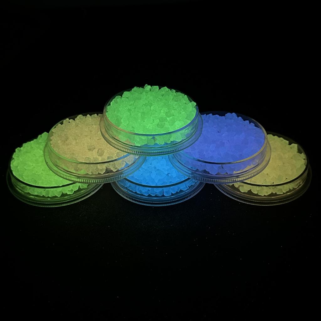 2000pcs Colorful Luminous Stone, Fluorescent Gravel, 3-5mm Specification Fish Tank Garden Micro Landscape Diy Decoration Luminous Sand