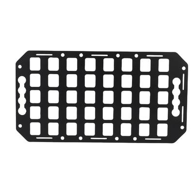 Panel Molle para Caja de Camioneta 16.61x8.86x0.08in Fácil de Quitar Aluminio L-Track Organizador de Panel Molle para Coches SUVs Camionetas Furgonetas