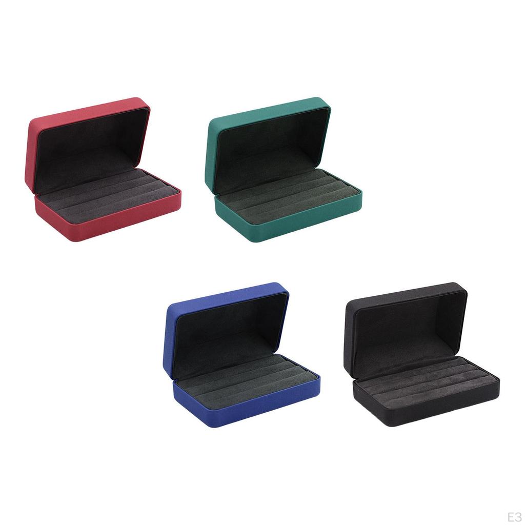 Jewelry Box Ring Organizer Showcase Travel Stylish Portable Case Storage