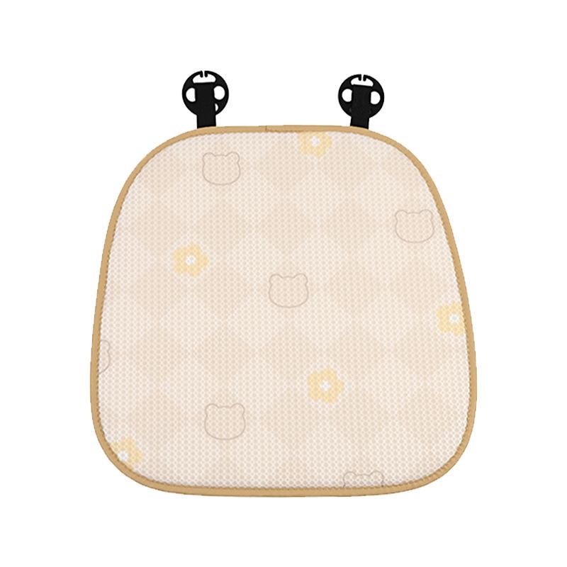 

Cute car seat cushion summer breathable honeycomb car seat cushion cartoon bear four seasons universal seat cover