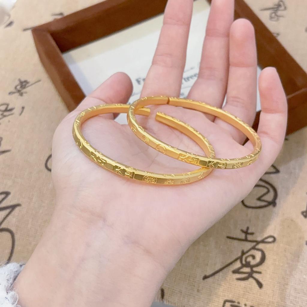 Good Luck Open Bracelet Women's Lucky Bracelet Niche Light Luxury High-end Accessories Bracelet