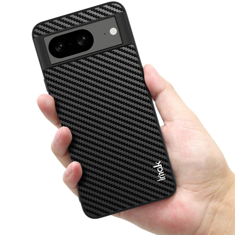 IMAK LX-5 Series for Google Pixel 8 Case Anti-scratch Leather Coating Phone Cover