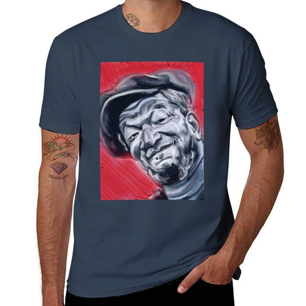 Redd Foxx Classic T-Shirt Cotton T Shirt Man Cotton T Shirt Pack T Shirts for Man Cotton T-Shirt