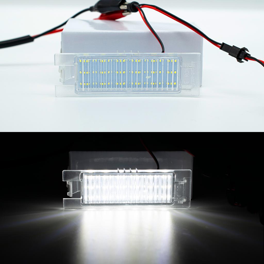 2Pcs Canbus Rear Tail Number Plate Light Car-Styling Blinker Car Led For Opel Vauxhall Astra H Corsa D Insignia Zafira B