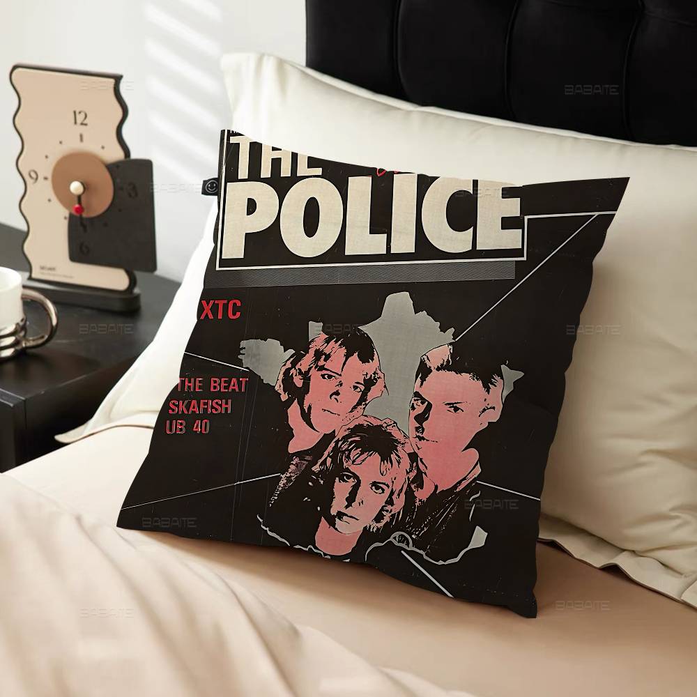 Rock Band The P-police Pillow Gift Home Office Decoration Pillow Bedroom Sofa Car Cushion CoverPillow Case
