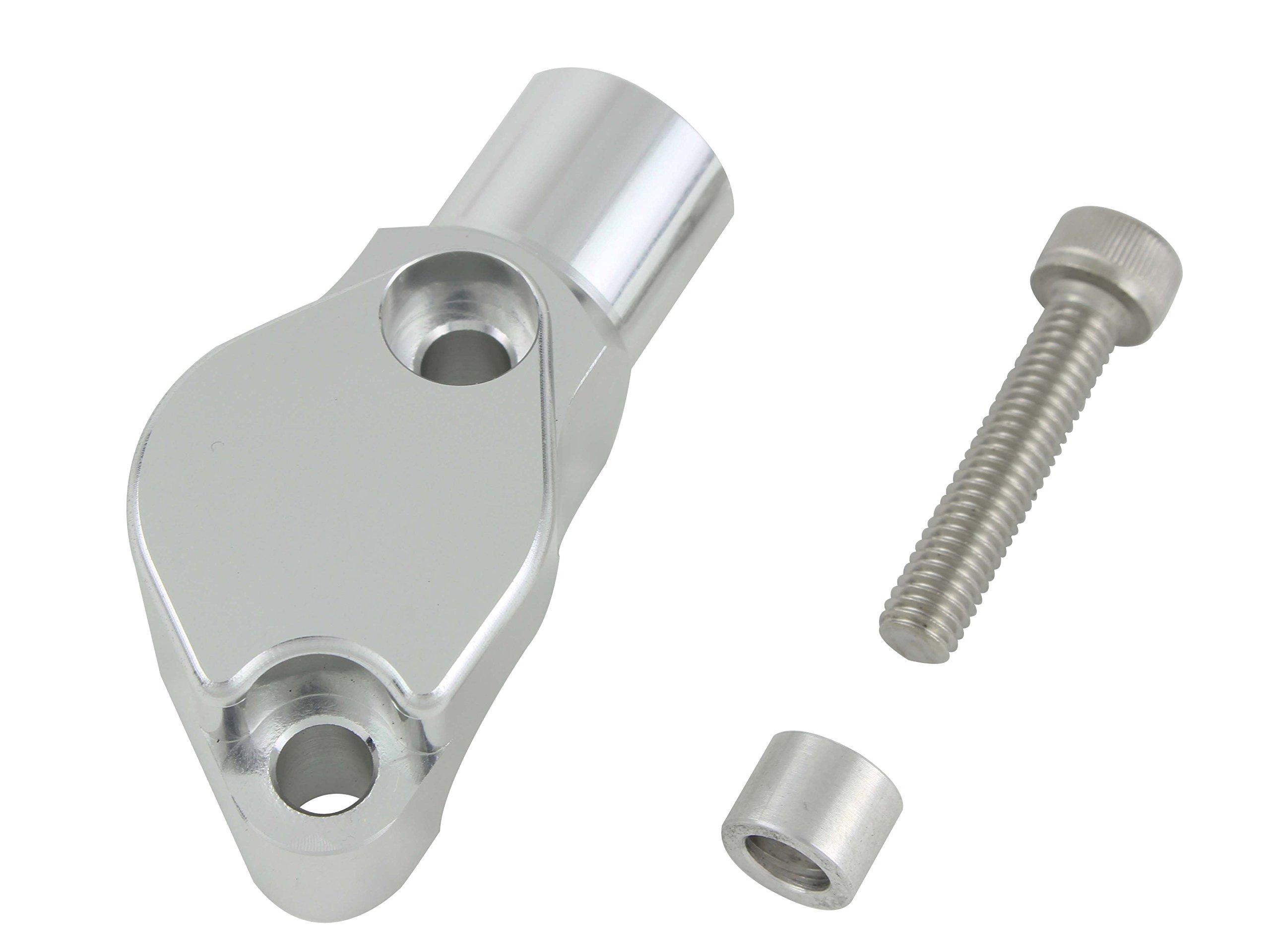 

POSH FAITH Мотоциклетные принадлежности Адаптер зеркала для Brembo/NISSIN Racing Brake Master Silver 000704-03