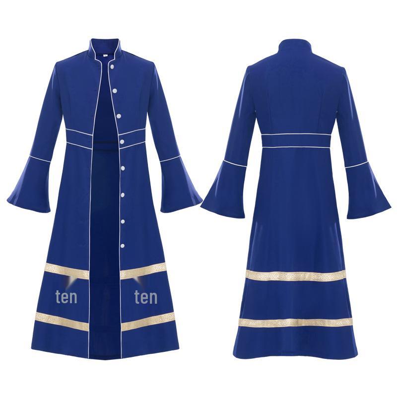 Robe da Cosplay Medievale Monaco Sacerdote per Halloween