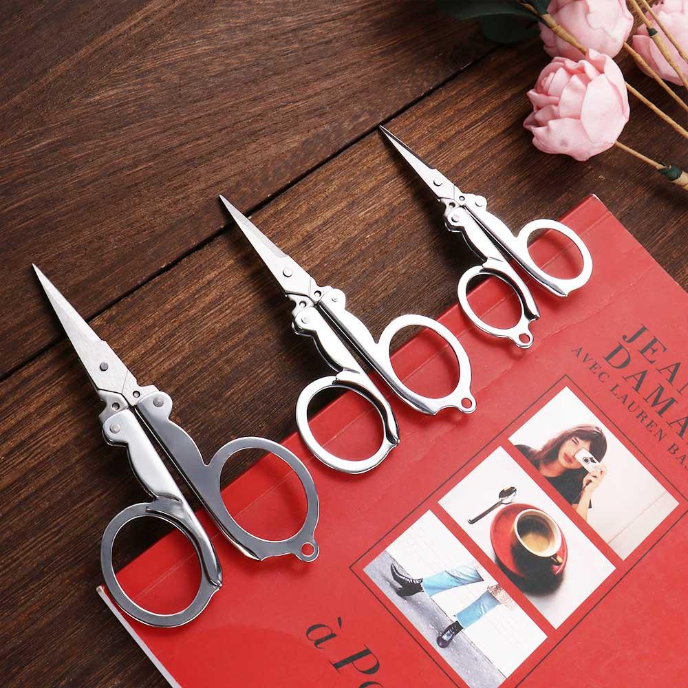 Foldable Handmade Crafts Mini Pocket Small Scissors Folding Scissors Fishing Scissors Embroidery