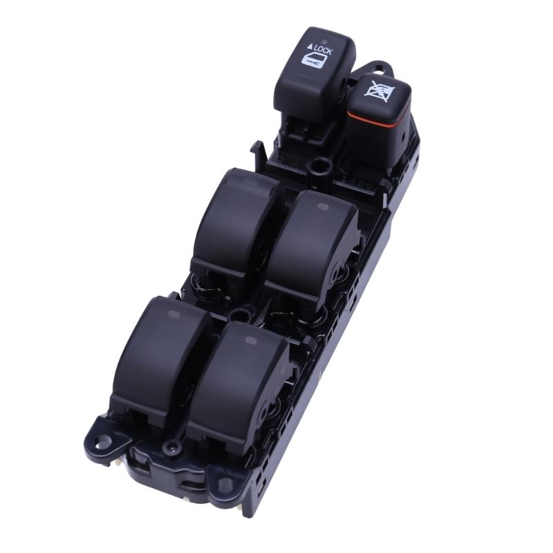 Driver Door Button Assembly 840400P010 Replacement Panel for 2001-2007 Models, Black ABS Window Control Housing for Repair Service