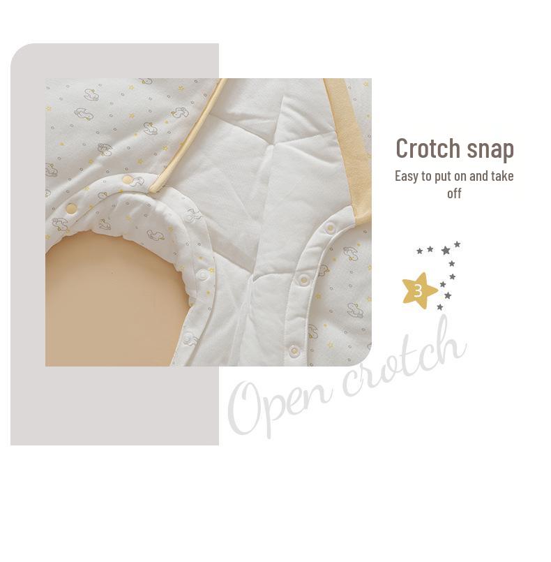 Thickened Warm Antibacterial Cotton Footed Toddler Sleeping Bag Blanket (No. 1000)