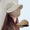 Zhao Lusi Style Quick-dry Sun Protection Hat For Outdoor Activities Unisex Polyester With Uv Shielding