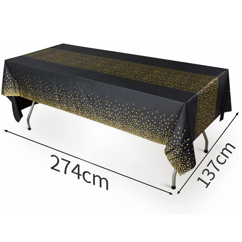 Disposable PEVA Cartoon Balloon Tablecloth - Oil-Proof, Thickened for Birthdays & Kindergarten Parties