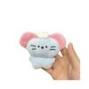 Plush Mouse Keychain Stuffed Doll With Pearl Chain For Couples Kids Gift