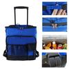 Foldable Large-Capacity Insulated Trolley Bag for Outdoor Travel and Picnics
