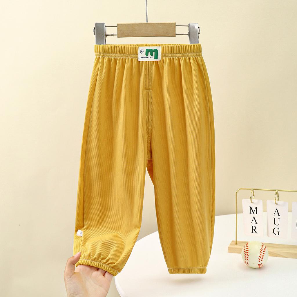 Children's Anti-mosquito Pants Thin Section Boys and Girls Bloomers Small and Medium-sized Children Summer Trousers Boys and Girls Pants Wholesale