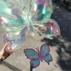 4pcs Iridescent Balloon Heart-Shaped Pentagram Butterfly Laser Transparent Balloon Birthday Wedding Party Decor Supplies