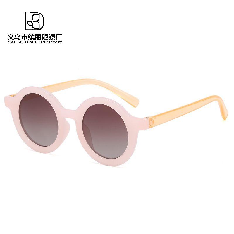 Plastic Tooth Oval Children'S Decorative Glasses Fashion Boys And Girls Sunglasses Sunscreen Uv Protection Sunglasses